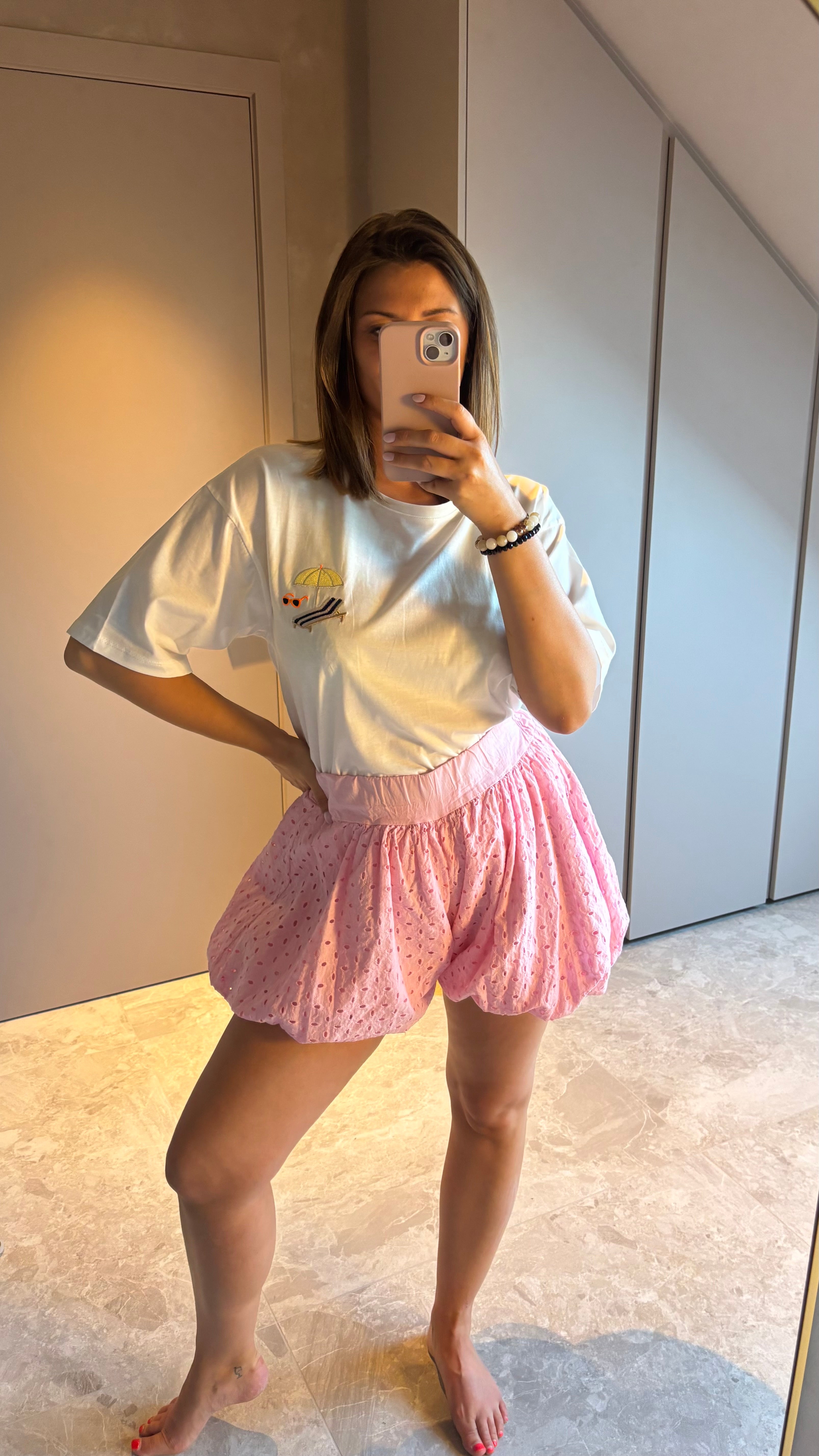 Bloom Balloon Short - Pink