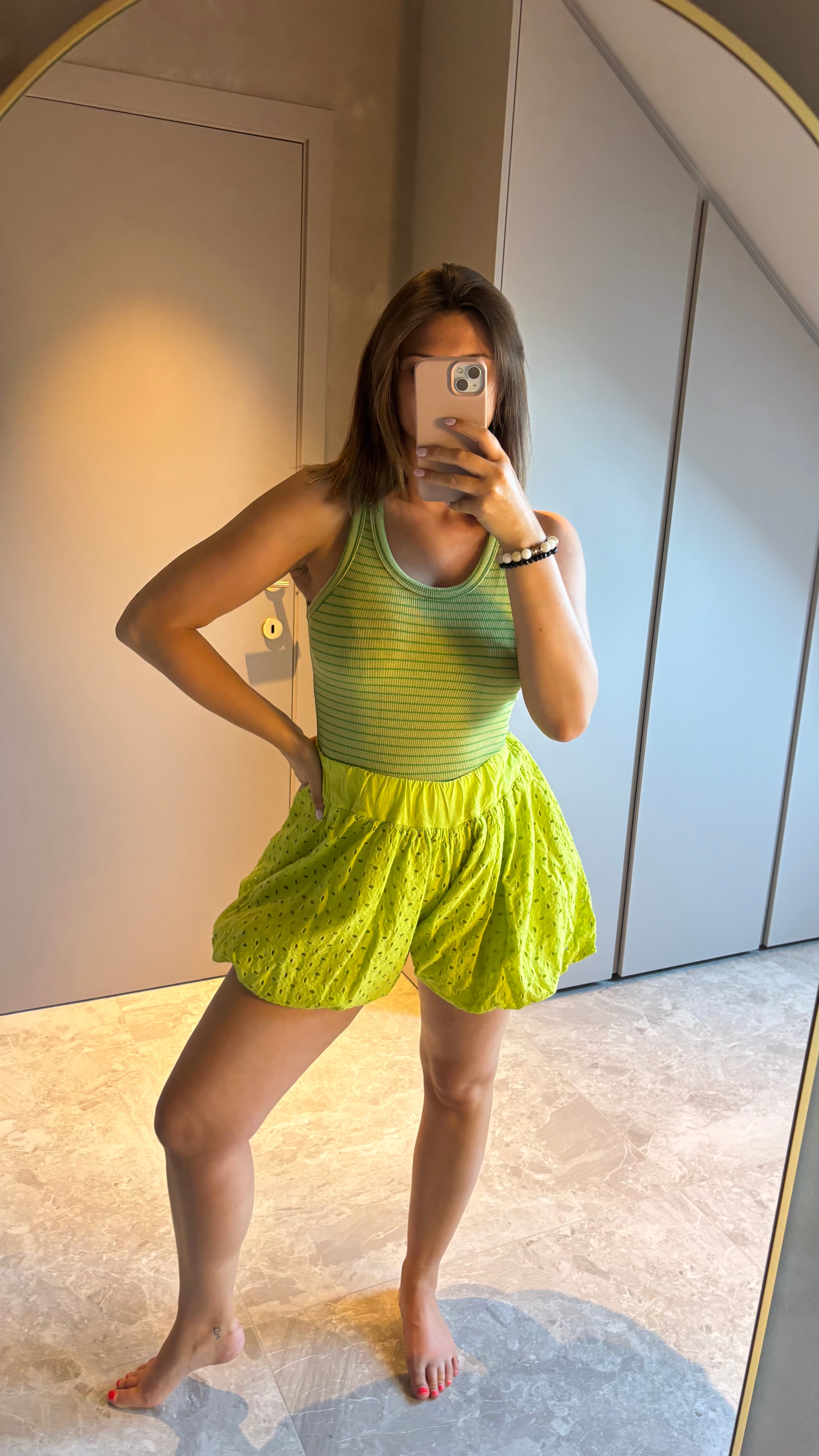 Bloom Balloon Short - Green