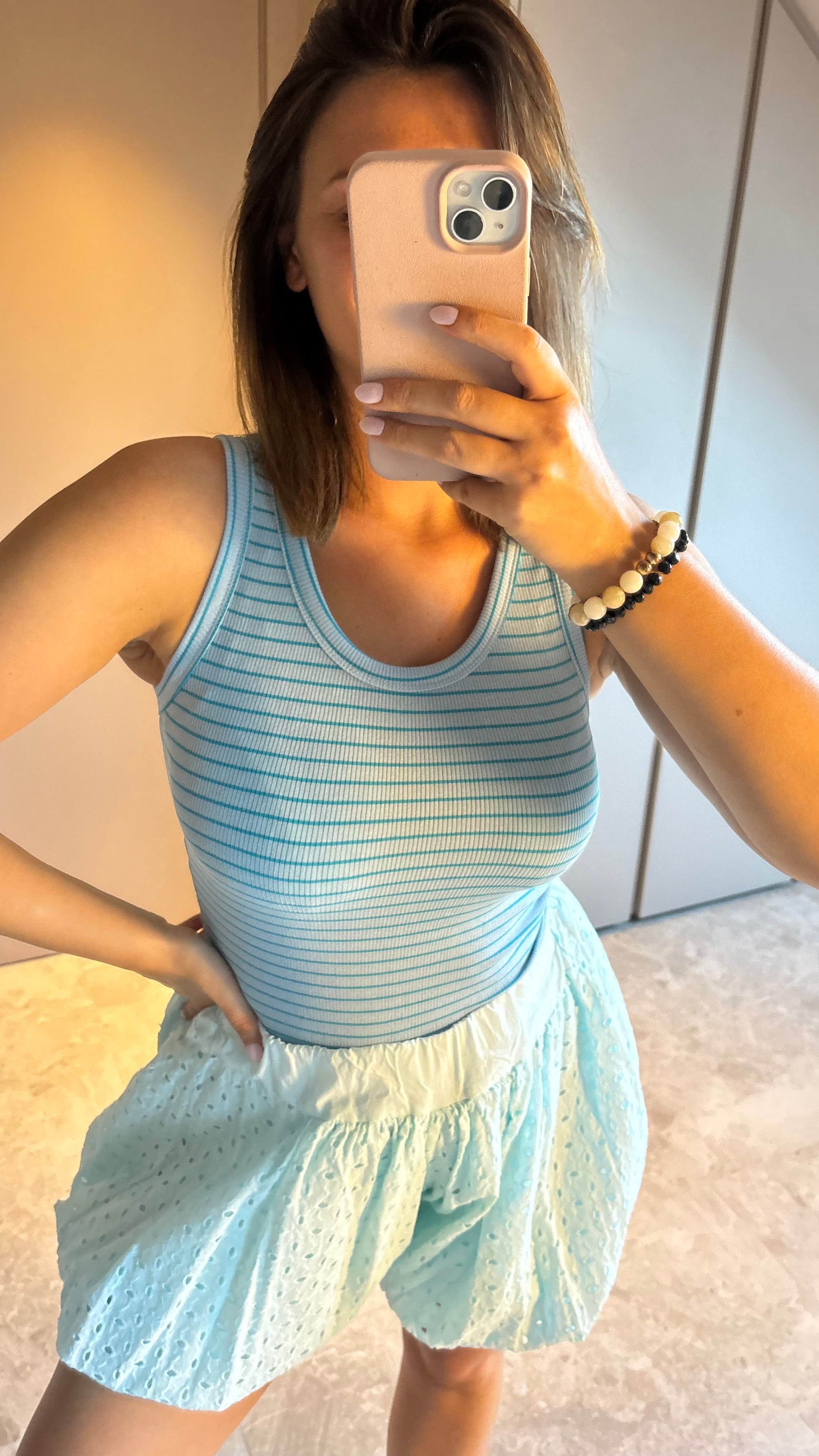 Bloom Balloon Short - Light Blue