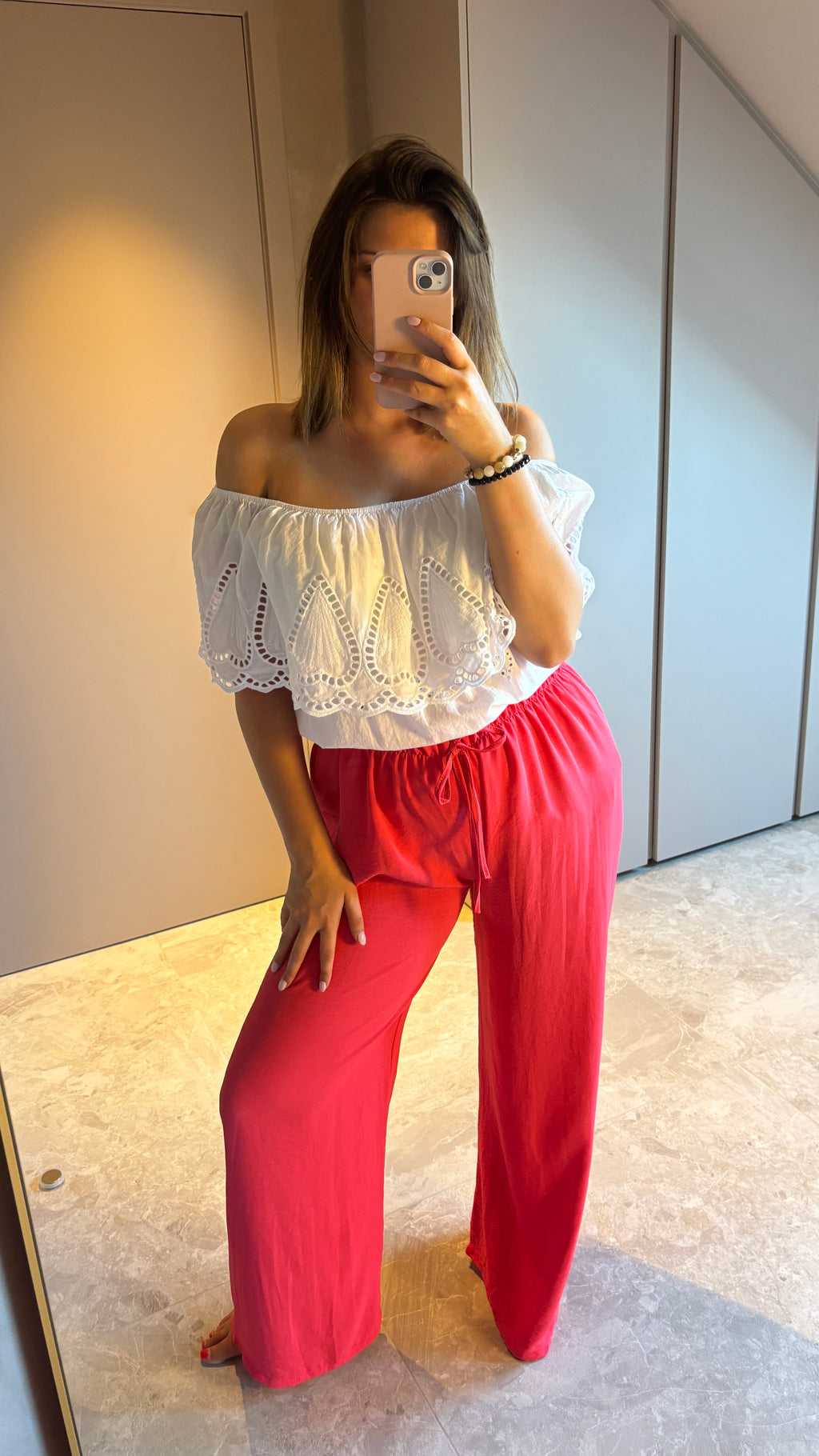 Sienna Pants - Coral
