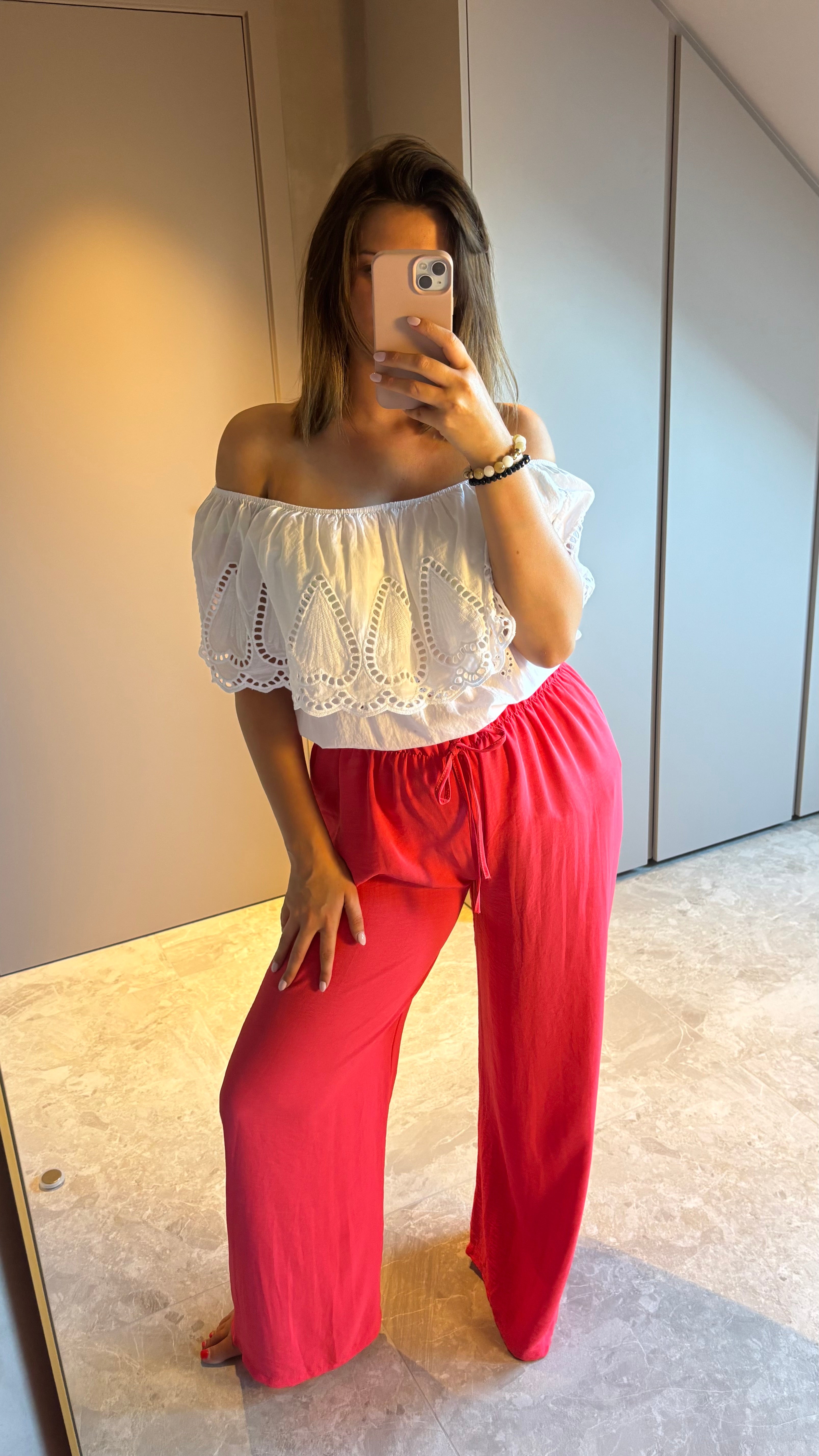 Sienna Pants - Coral