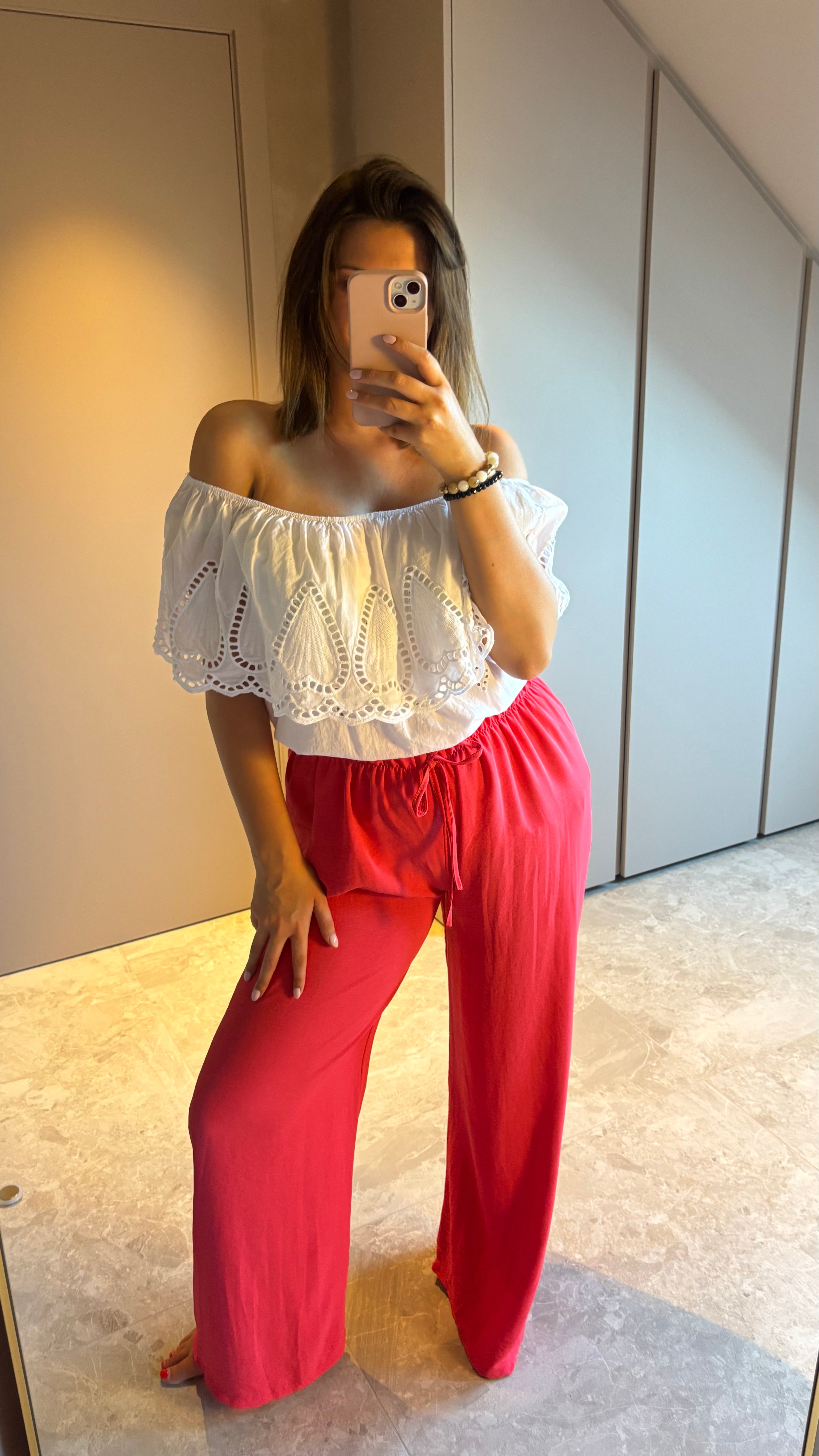 Sienna Pants - Coral