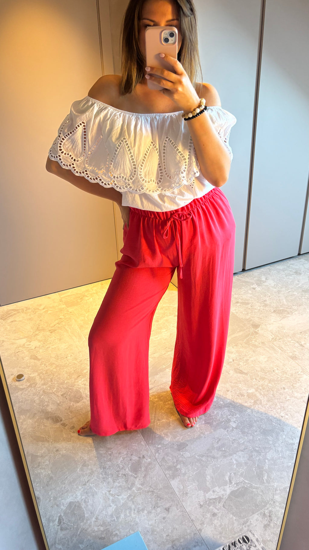Sienna Pants - Coral
