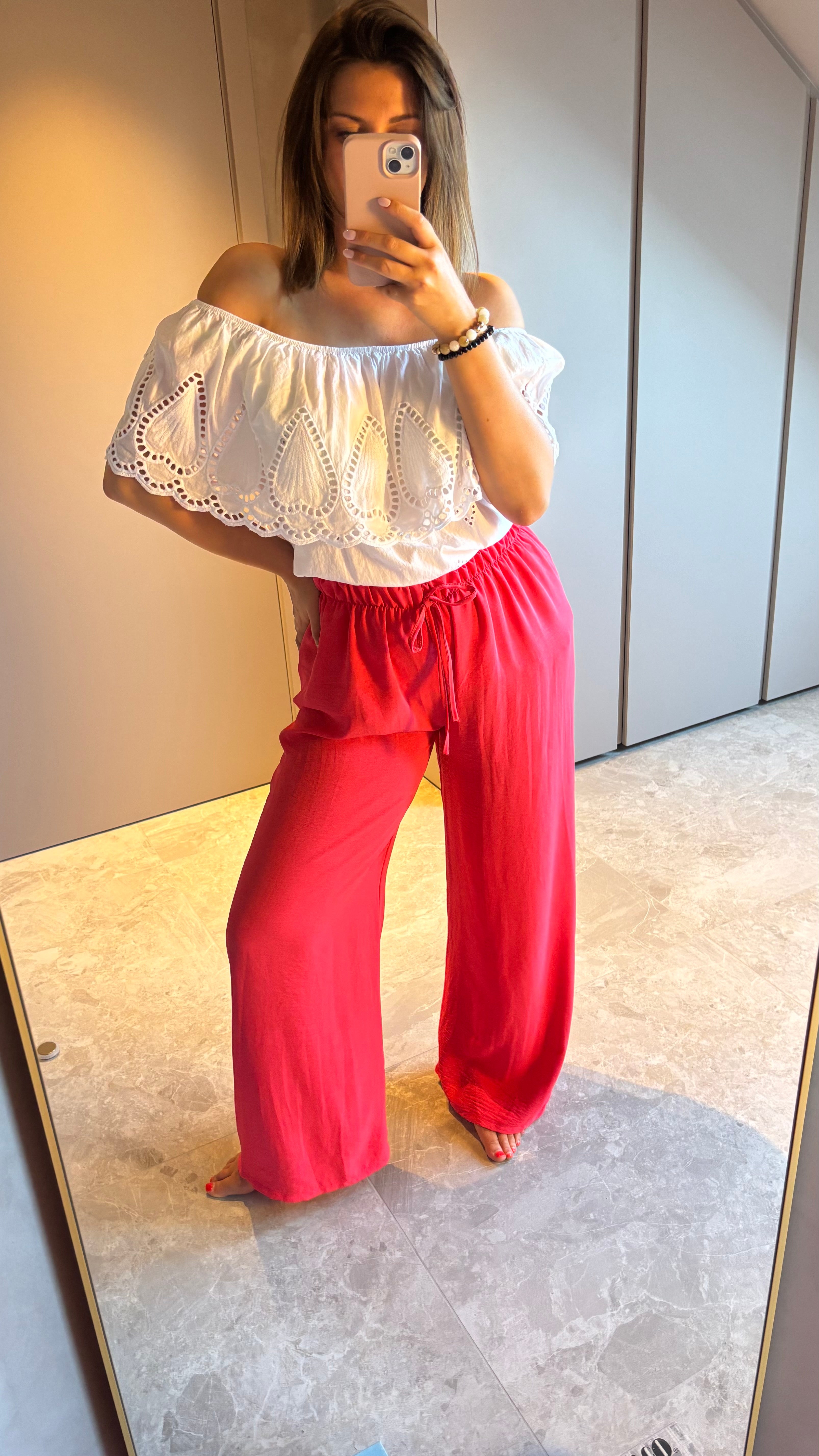 Sienna Pants - Coral