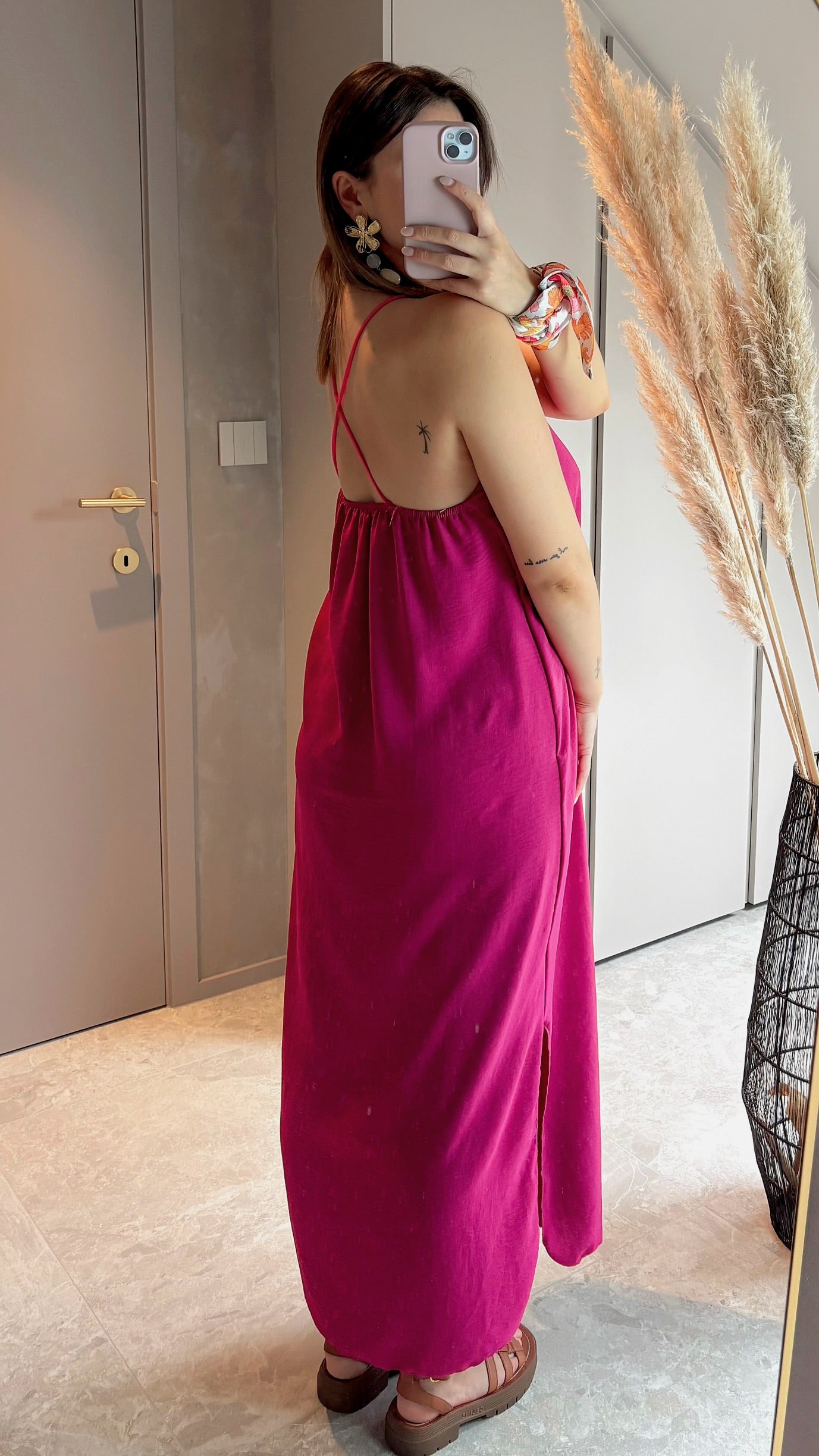 Summer Dress - Fuchsia