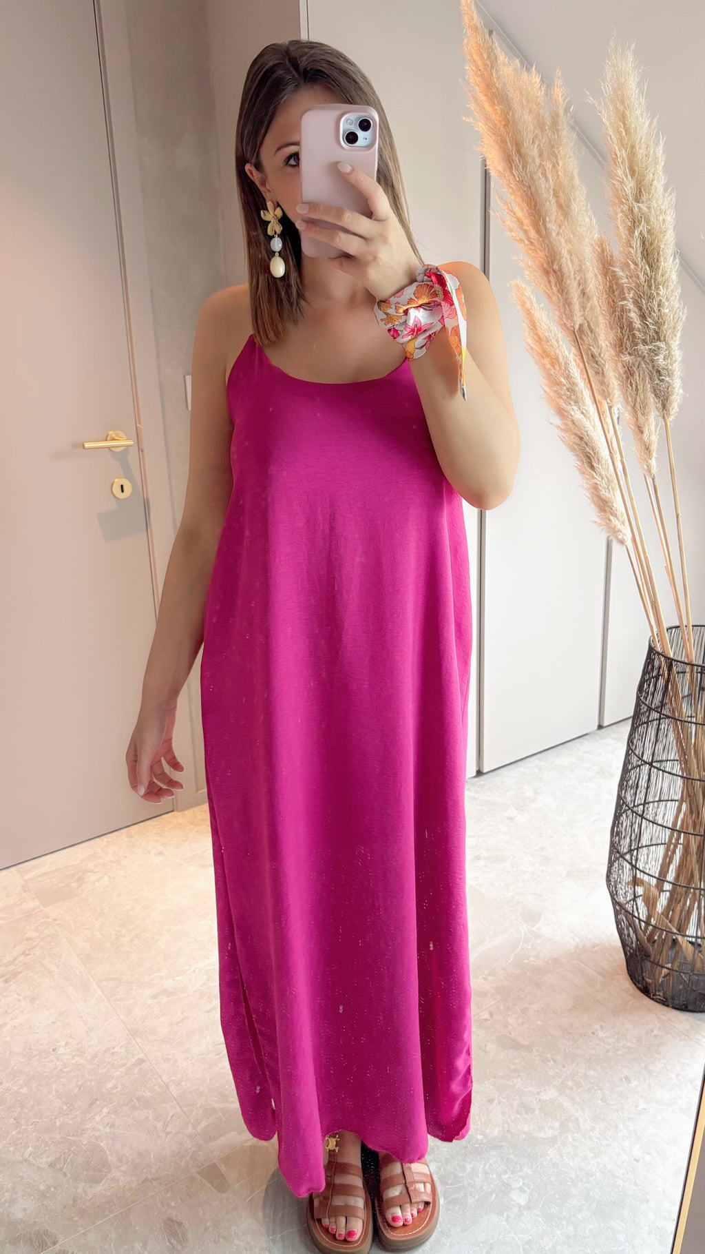 Summer Dress - Fuchsia