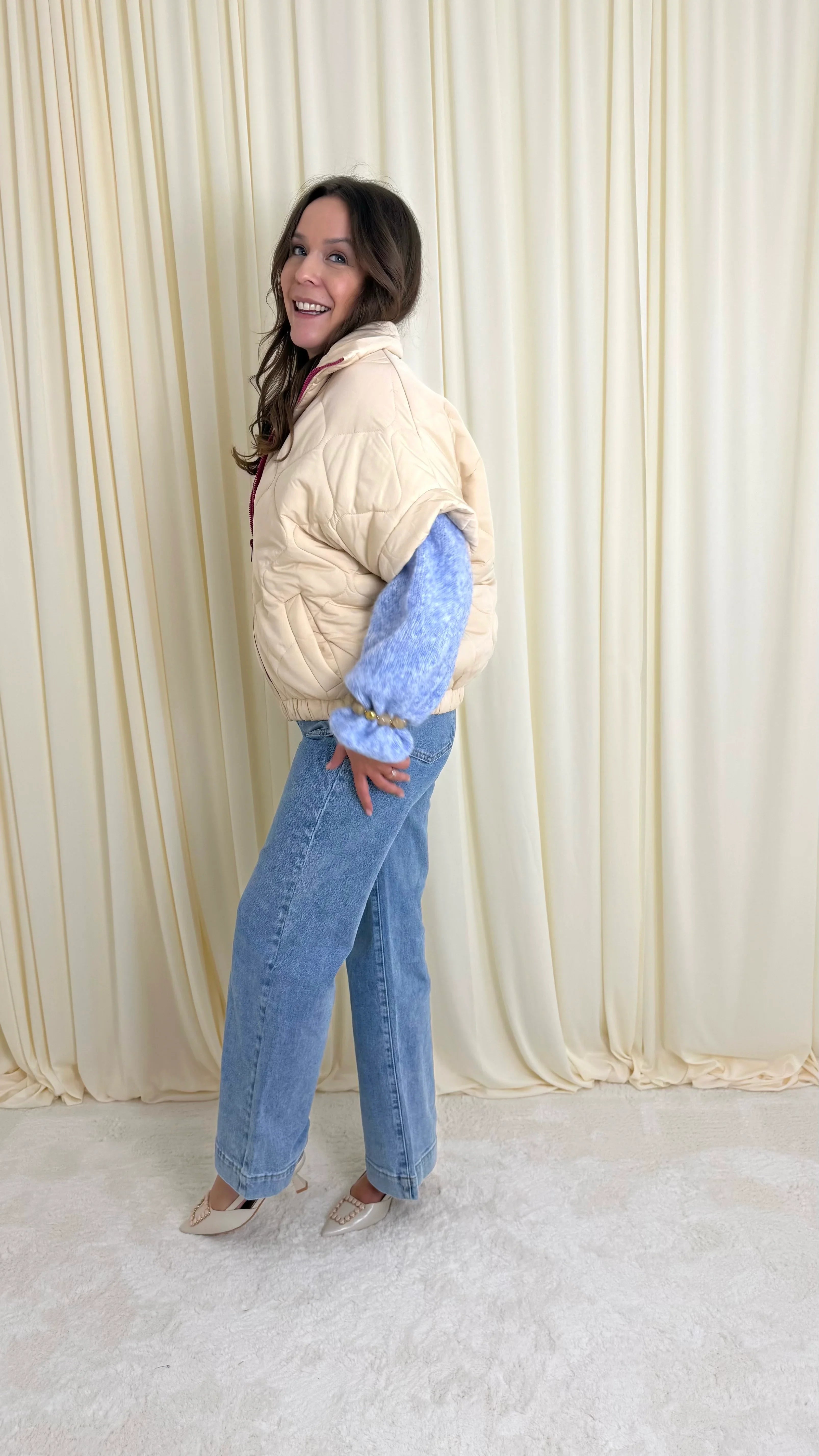 Bodywarmer beige