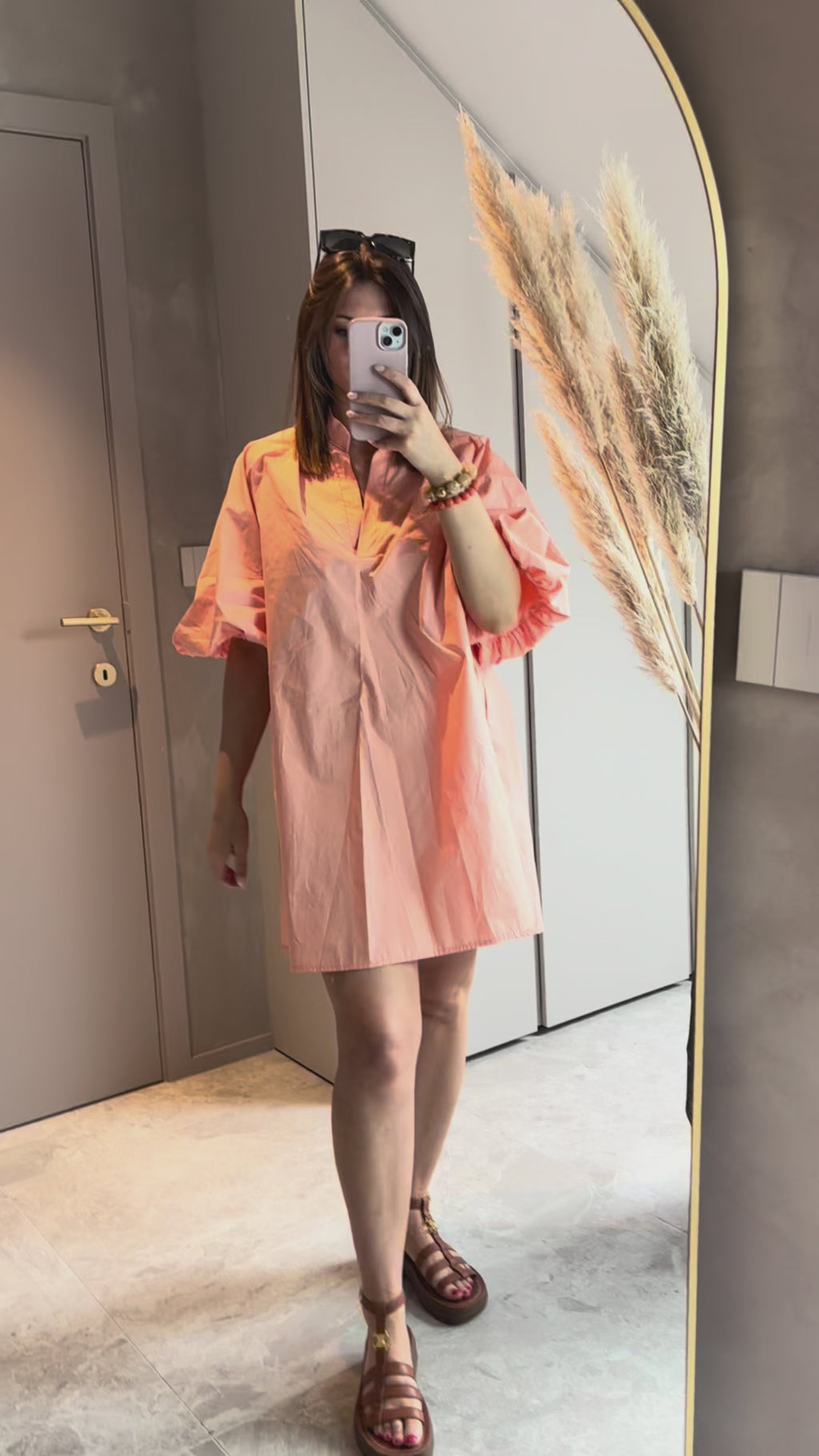 Peach Muse Dress