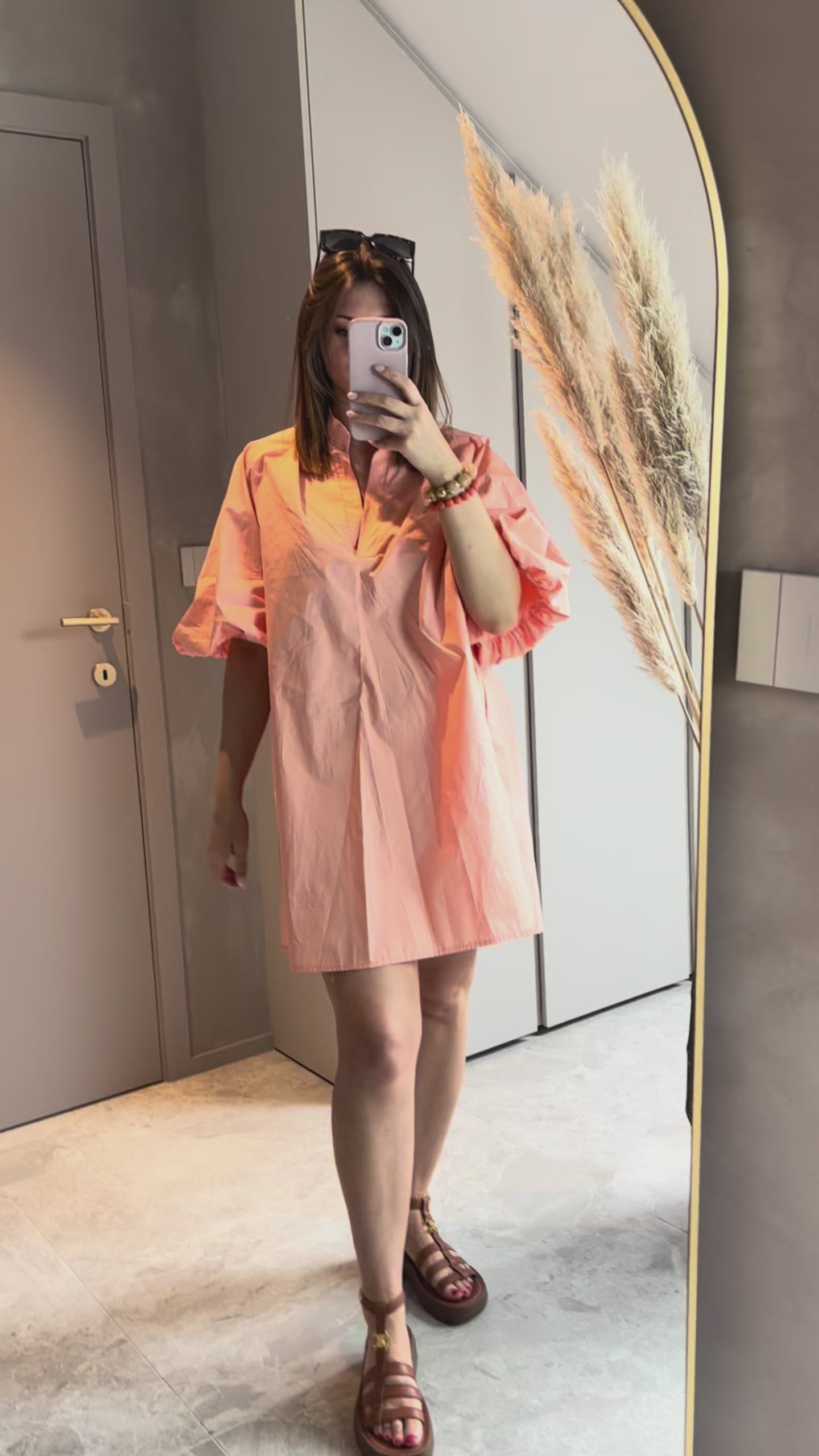 Peach Muse Dress