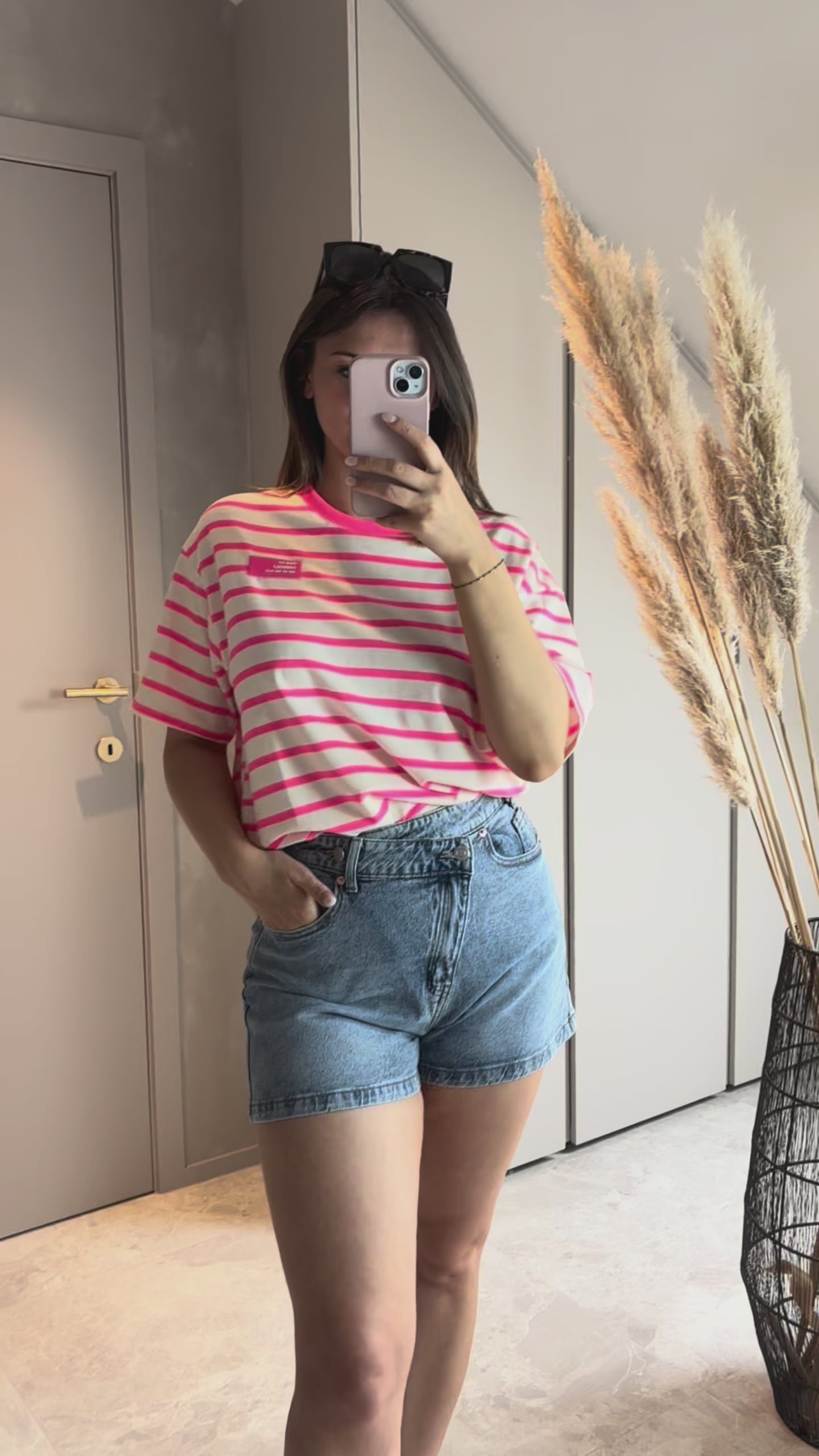 T-Shirt Sweet Stripe - Pink